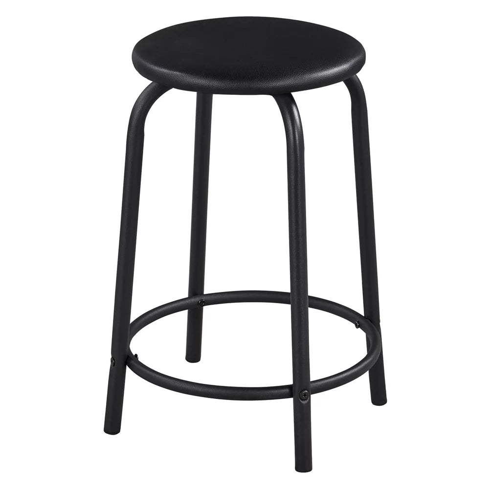 Black Adjustable Drafting Table with Storage Drawers and Stool G131604