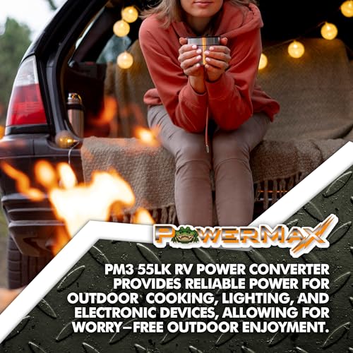 110 Volt to 12 Volt DC Power Converter 55 Amp N7203