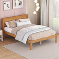 Twin Wood Platform Bed with Headboard C921764