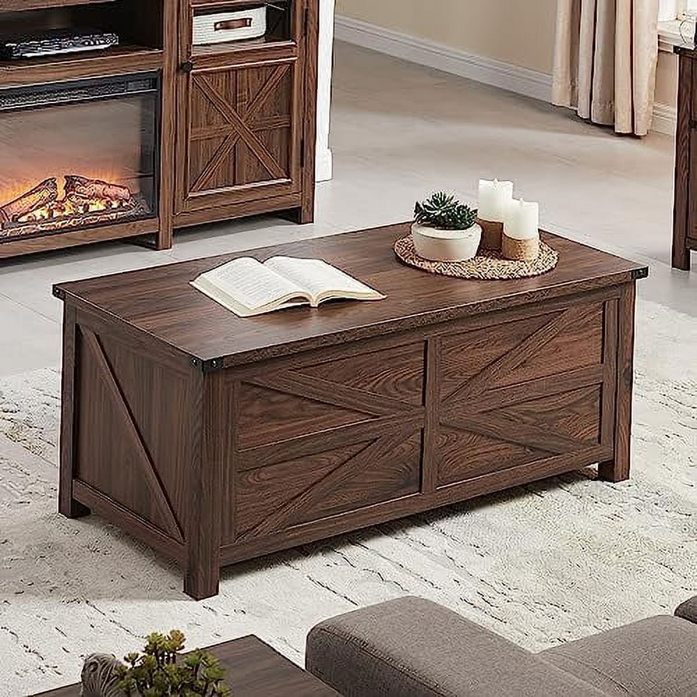 48” Wood Coffee Table with 4 Drawers G233