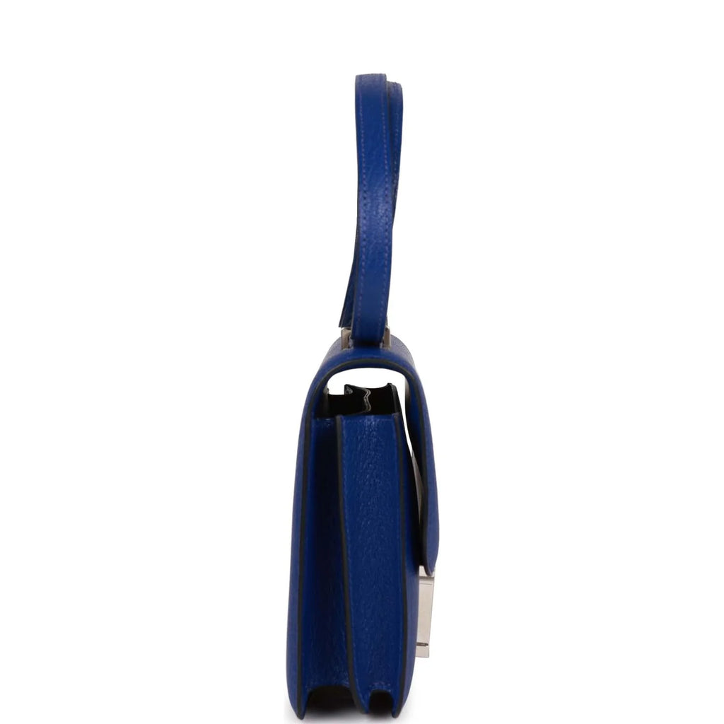 Constance 18 Bleu Electric Chevre Palladium Hardware D41550
