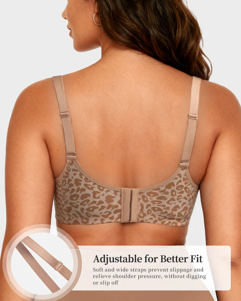 Sheer Zebra Mesh Underwire Bra E48269