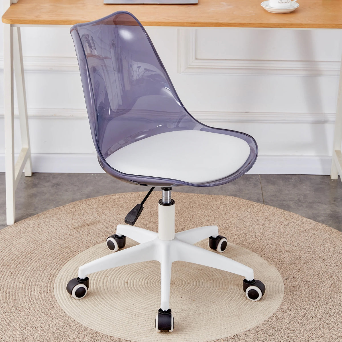 Midnight blue adjustable 360 swivel armless computer chair G771