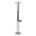 Adjustable 22-28 Table Pedestal Stand Base Silver Aluminum Z3259