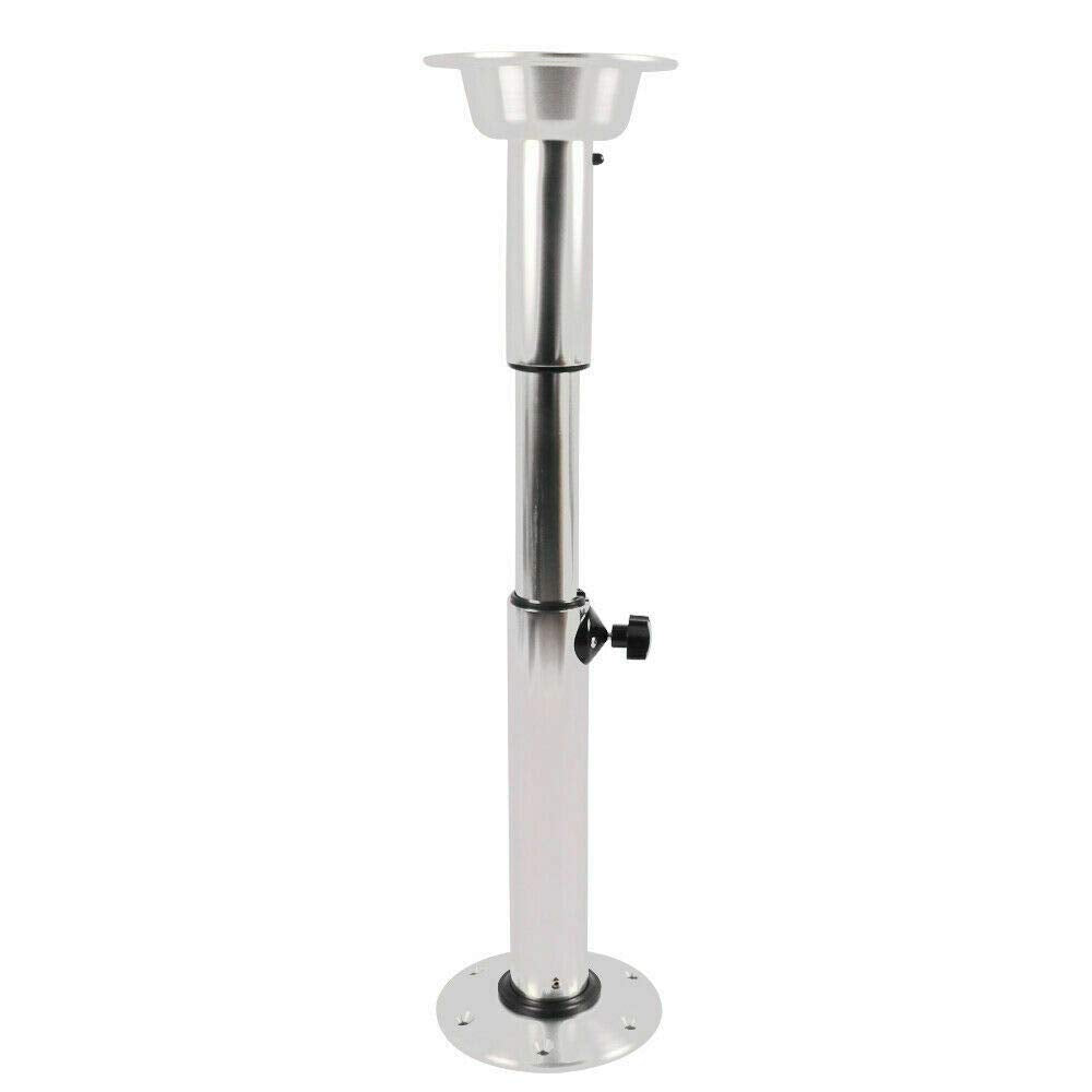 Adjustable 22-28 Table Pedestal Stand Base Silver Aluminum Z3259