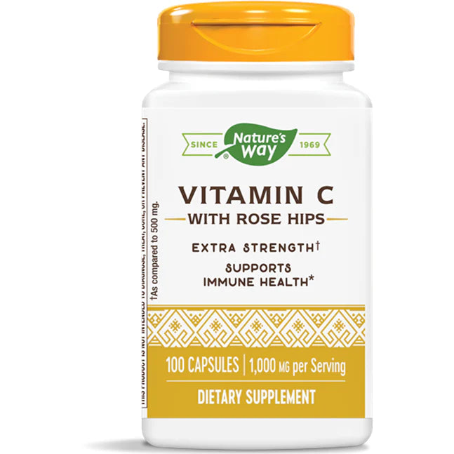 Vitamin C 1000 mg with Rose Hips 100 Capsules H9042