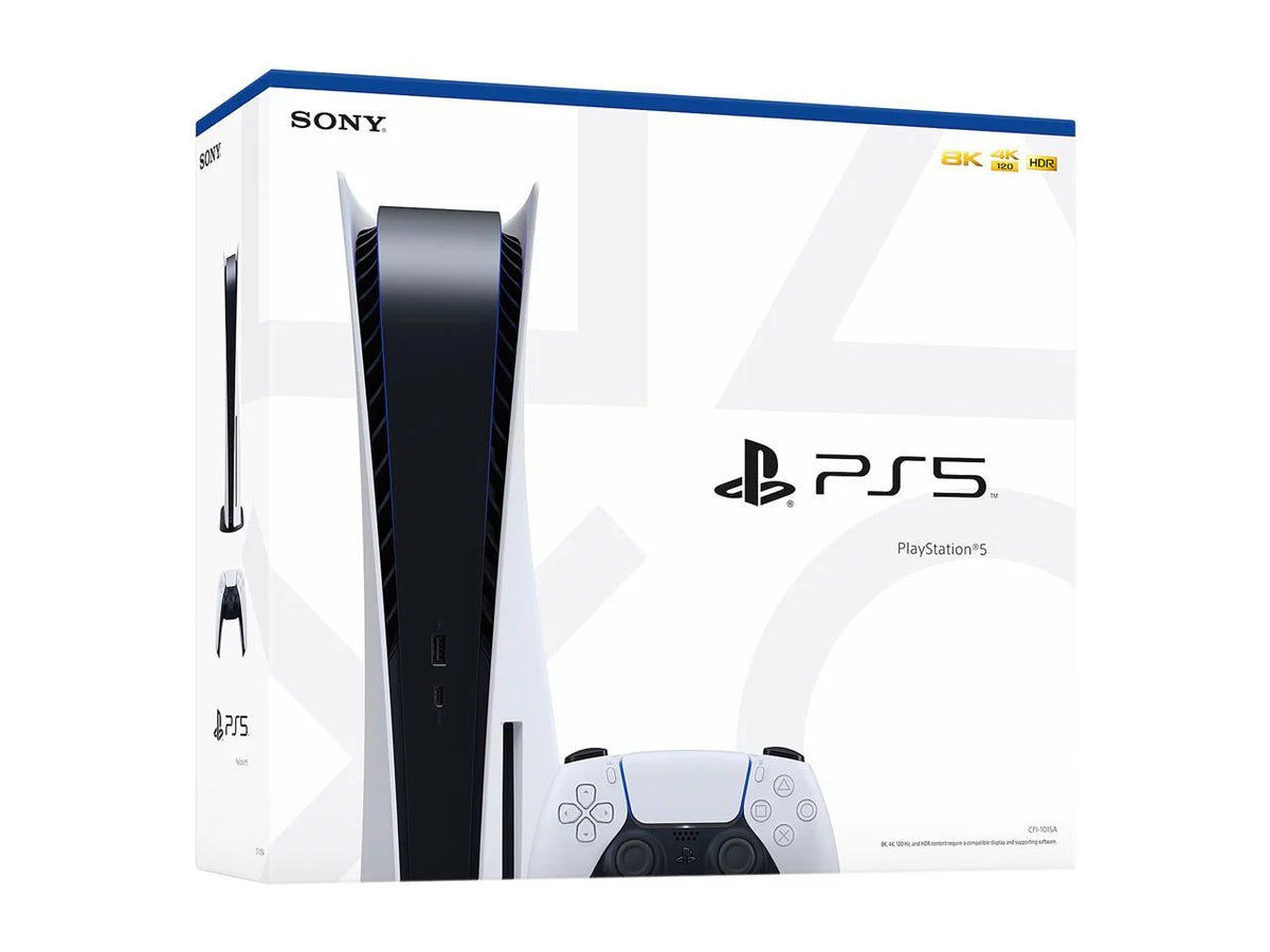 PS5 Gaming Console Disc Version with Extra Controller F7906