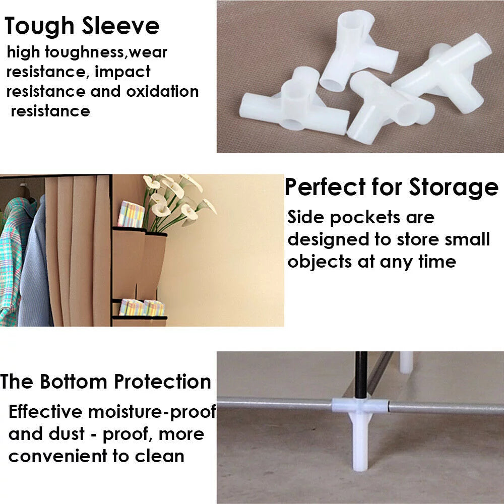 Portable Clothes Closet Wardrobe Storage Organizer C3778