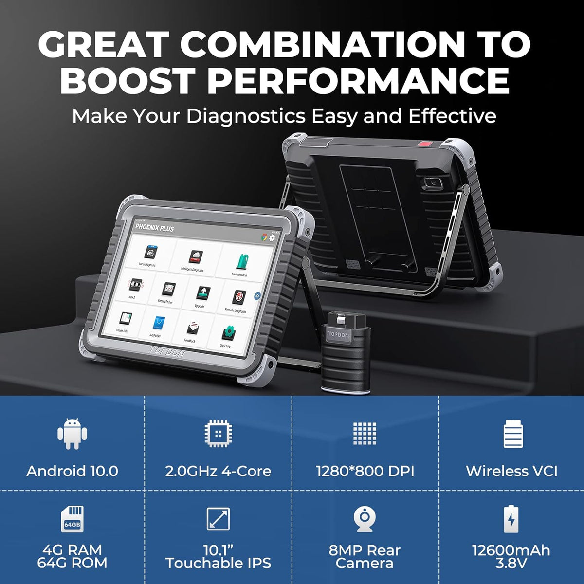 Bidirectional Scan Tool with 10.1-inch Screen N37982