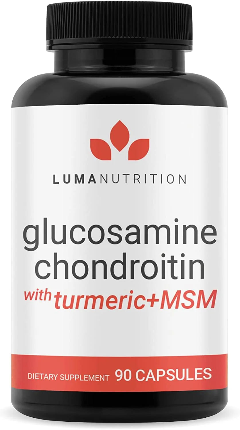 Glucosamine Chondroitin MSM Turmeric Boswellia Joint Supplement 90 Capsules Y124377