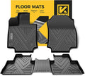 Black TPE Car Floor Mats 1st and 2nd Row M620390