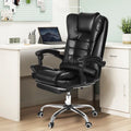 Ergonomic Faux Leather High Back Office Chair with Lumbar Support K55214