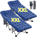 Oversized Heavy Duty Camping Cot with Mattress 2 Pack B113493