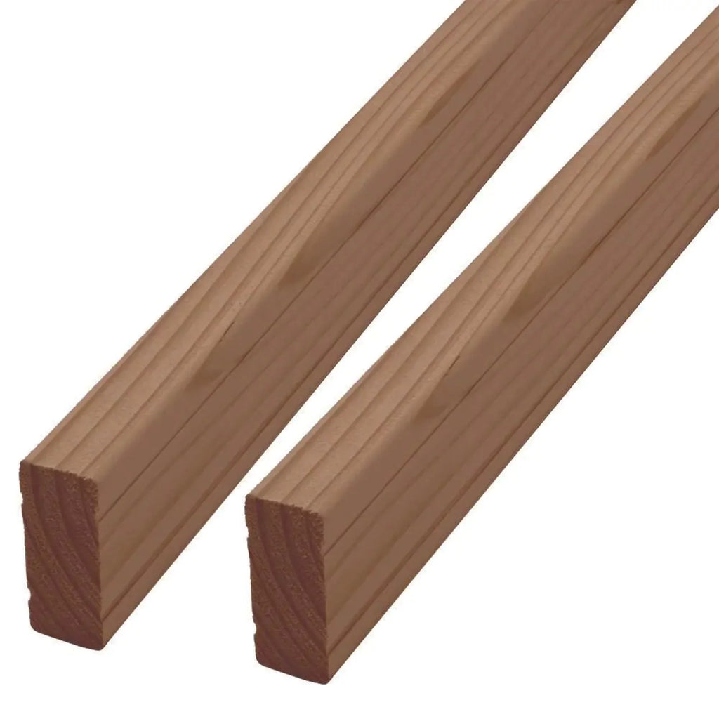 6 ft. Wood Railing Kit with Aluminum Round Balusters O485844