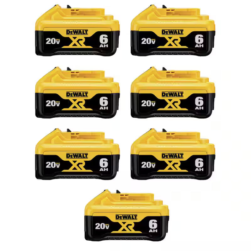 20V MAX XR Lithium-Ion 6.0Ah Battery 7 Pack O911025