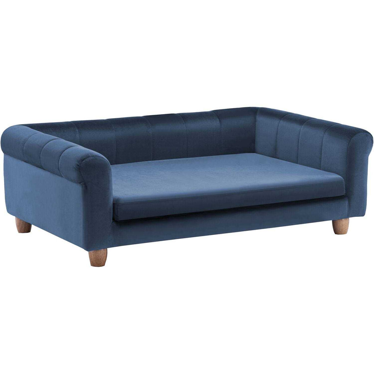 42-in. Faux-Velvet Rectangle Pet Bed W74491