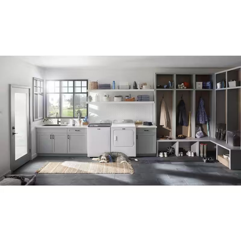 7.0 cu. ft. Vented Gas Dryer in White A776