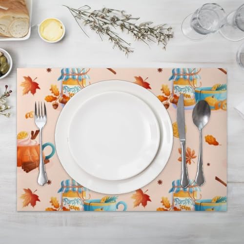 Faux Leather 12 X 18 Inch Placemats 6 Pack O743
