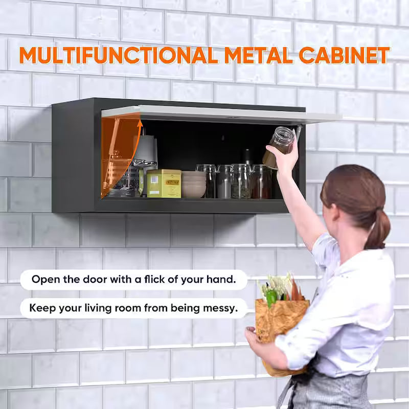 Wall-Mounted Cabinet with Up-Flip Door E527