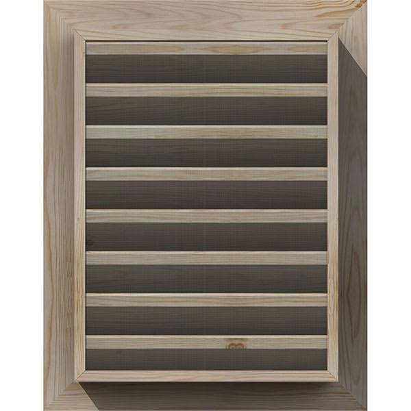 Unfinished Smooth Pine Gable Vent M933480