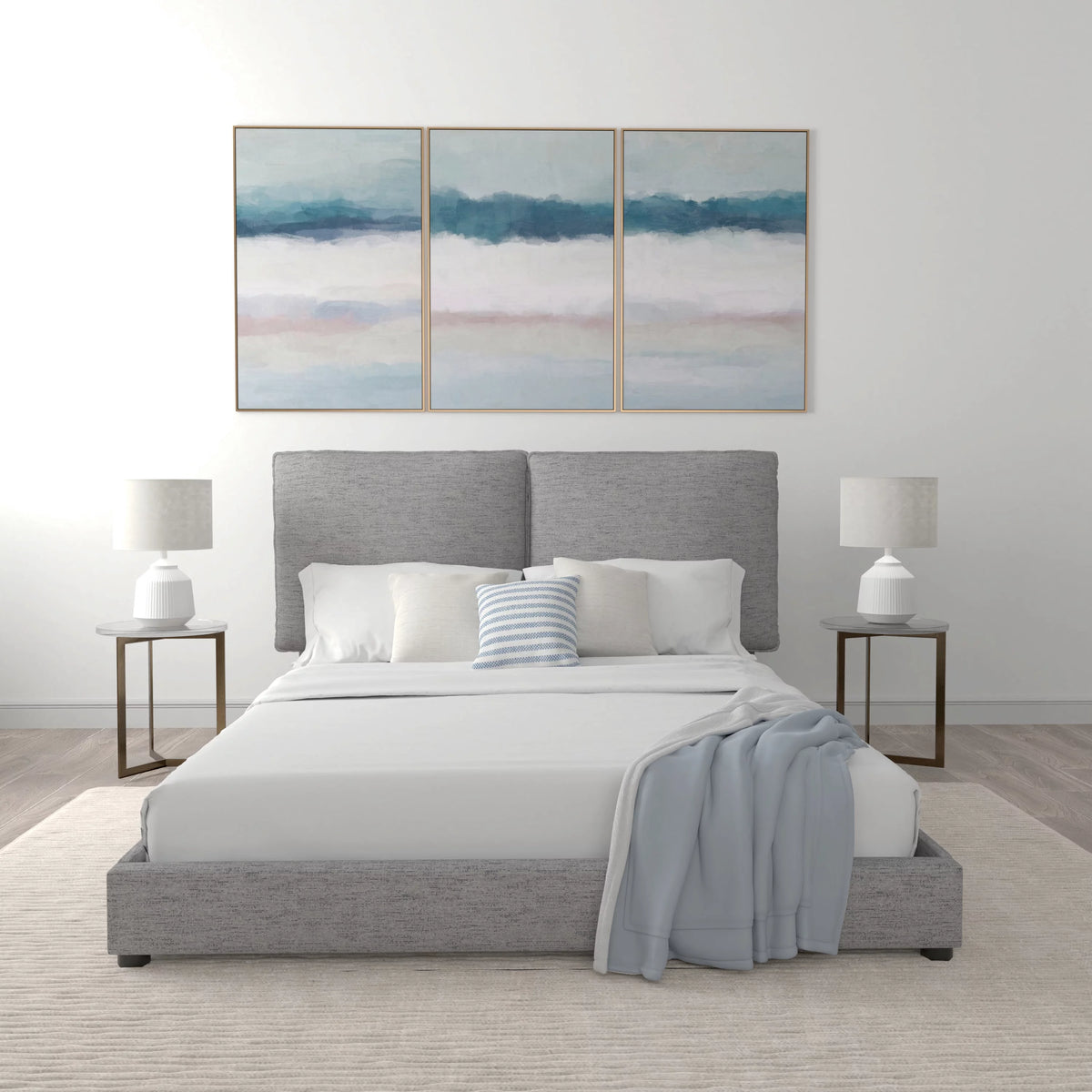 Queen Platform Bed S6816