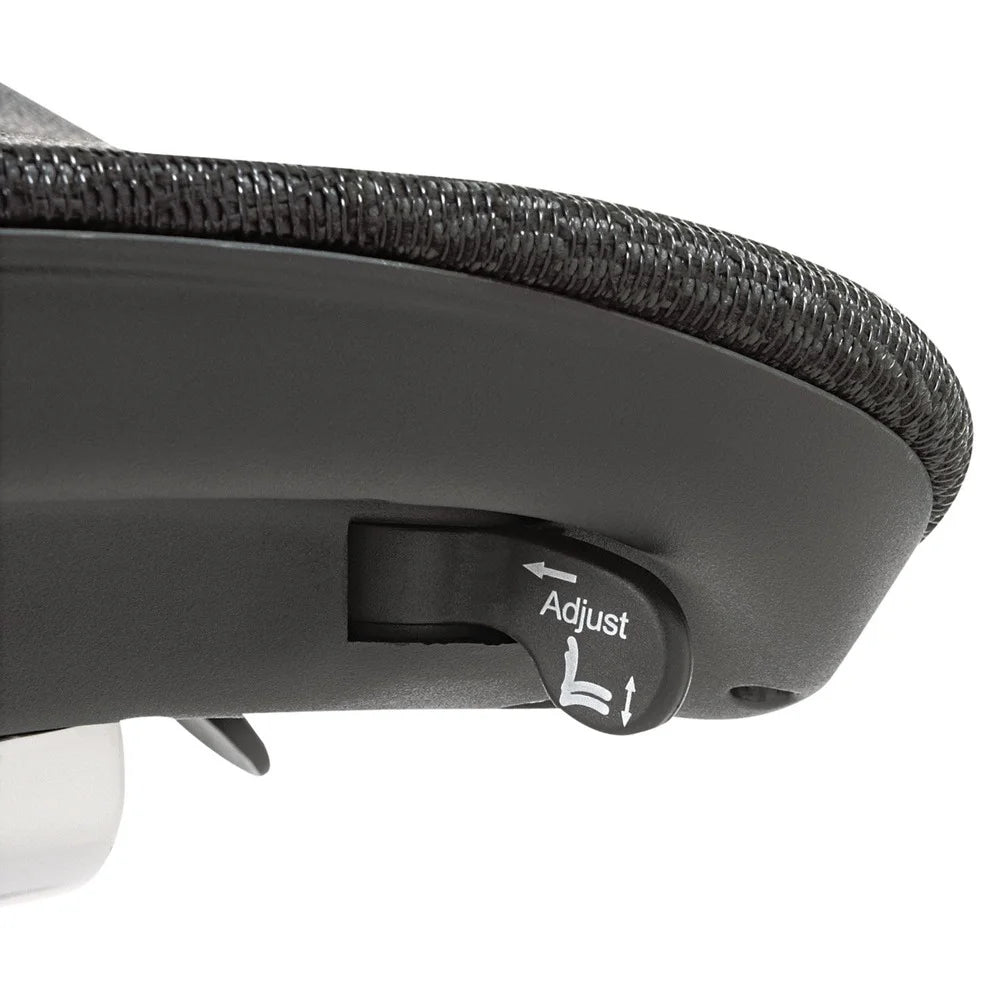 Black Ergonomic Mid-Back Mesh Chair Q7801