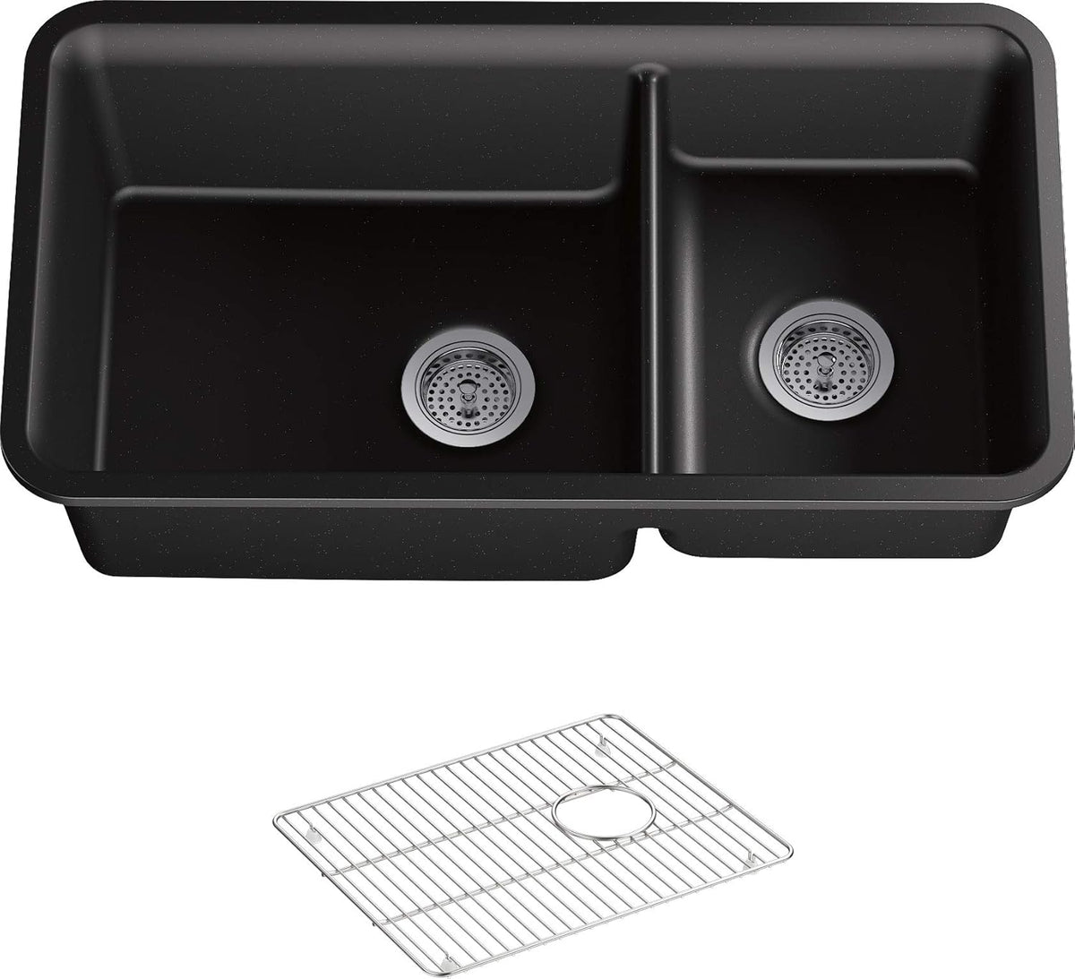 Matte Black 36 Minimum Base Cabinet Width N909