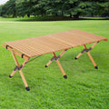 4ft Folding Wood Picnic Table with Carry Bag M98674