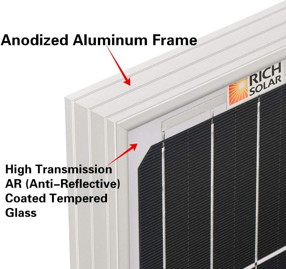 200 Watt 12 Volt Moncrystalline Solar Panel D4191