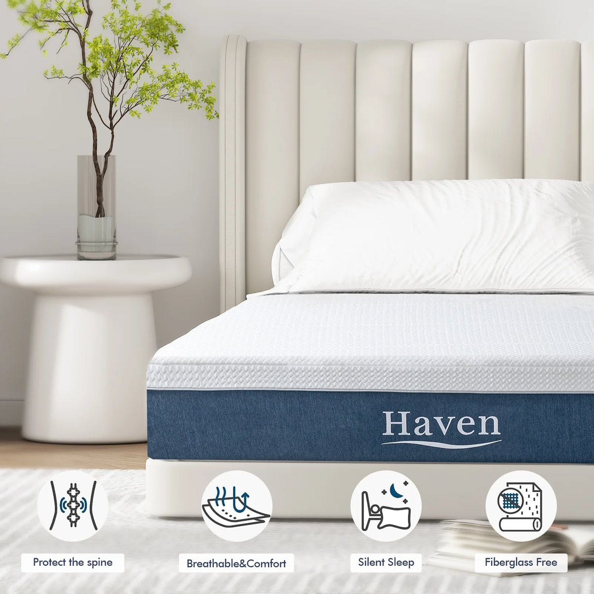 Twin 12 inch Memory Foam Mattress L1948