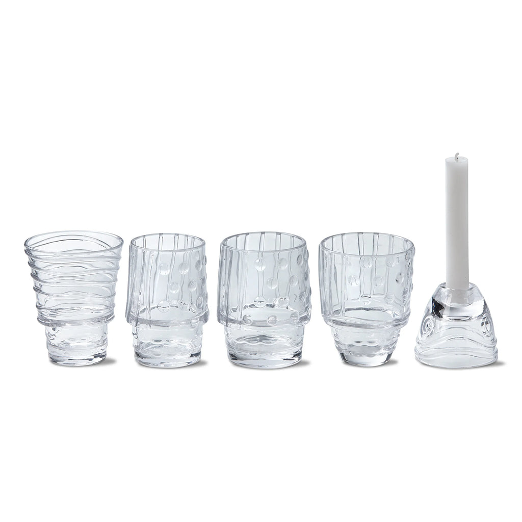 Stacking Fish Glasses Set of 5 F9051