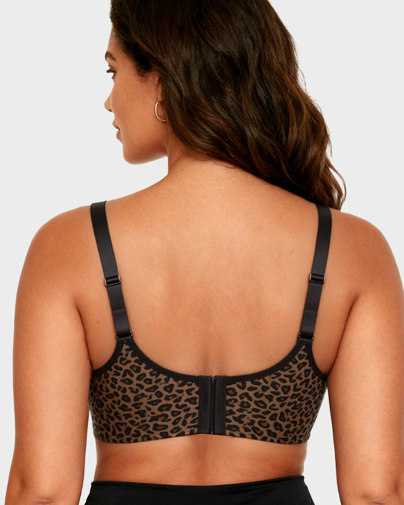 Sheer Zebra Mesh Underwire Bra E48269