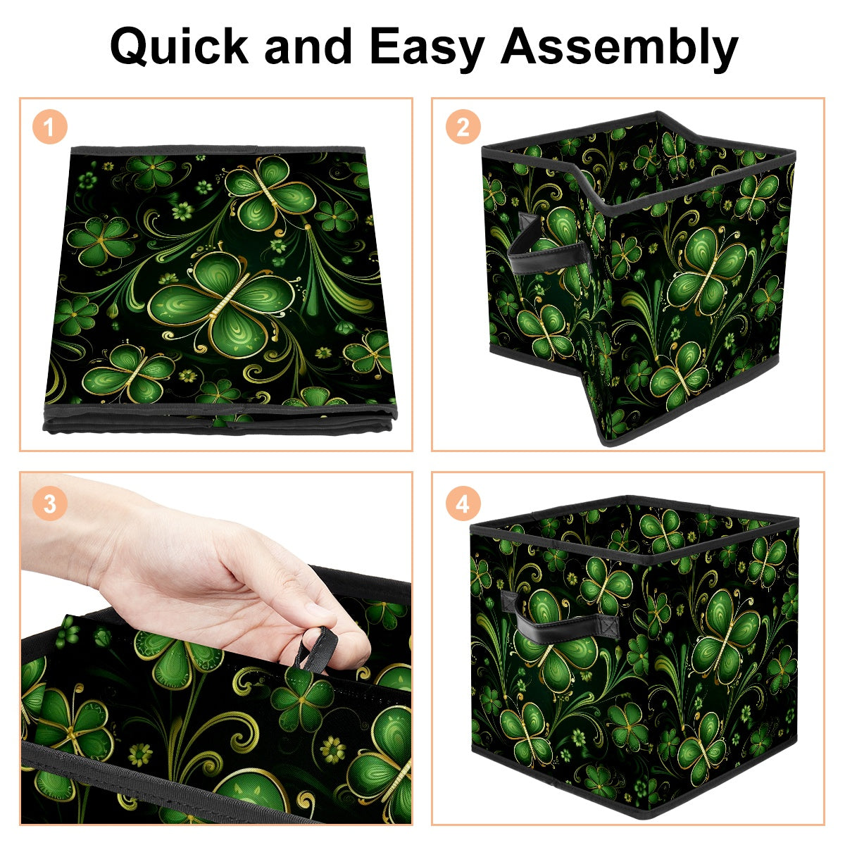 Foldable Oxford Storage Bin Y2390