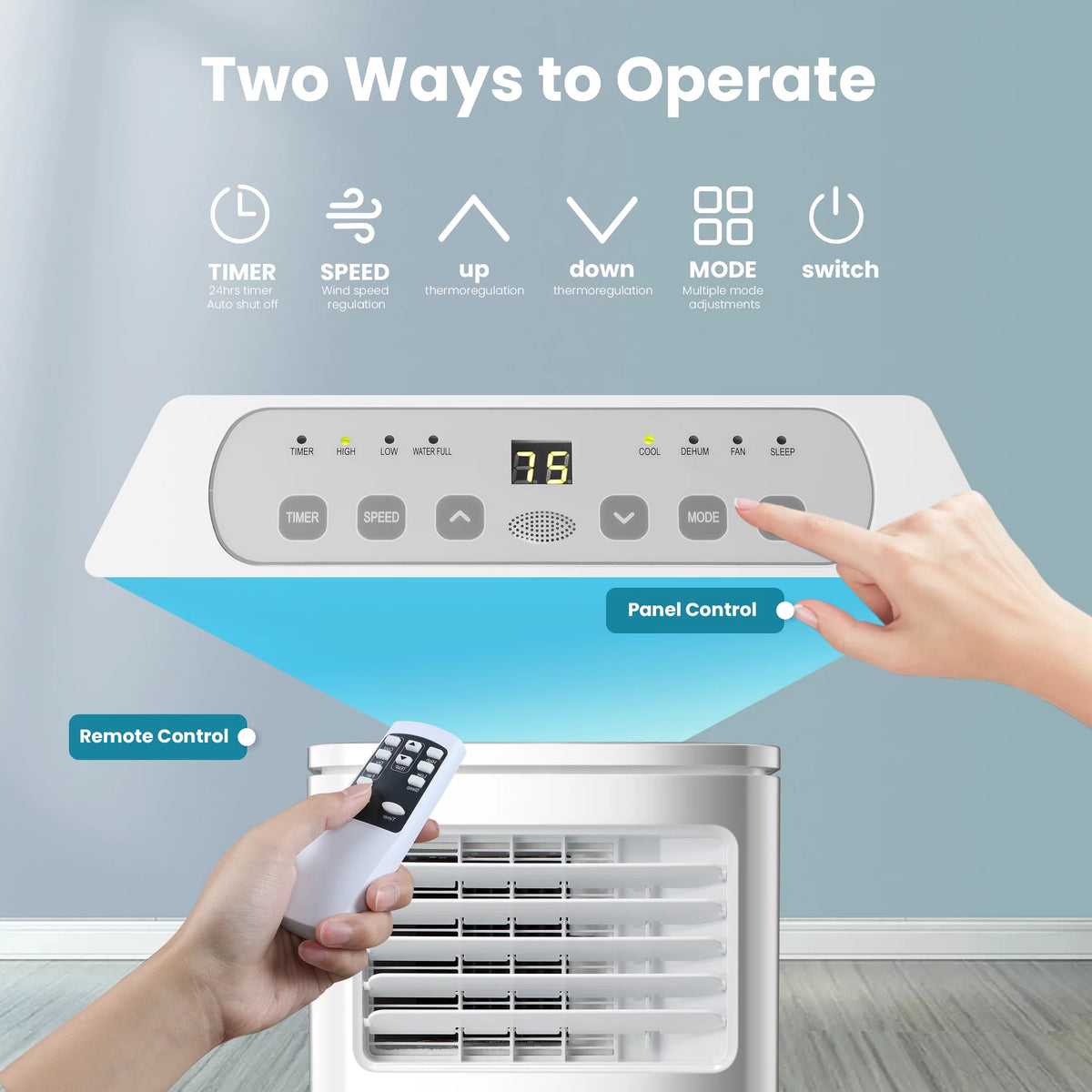 Portable Air Conditioner 5000BTU 3 in 1 V5594