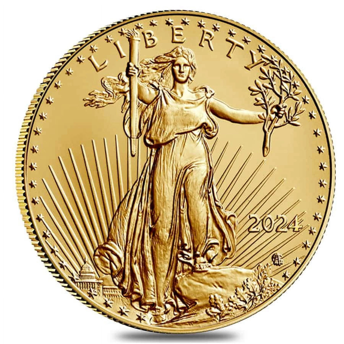 1/10 oz Gold American Eagle $5 Coin M731