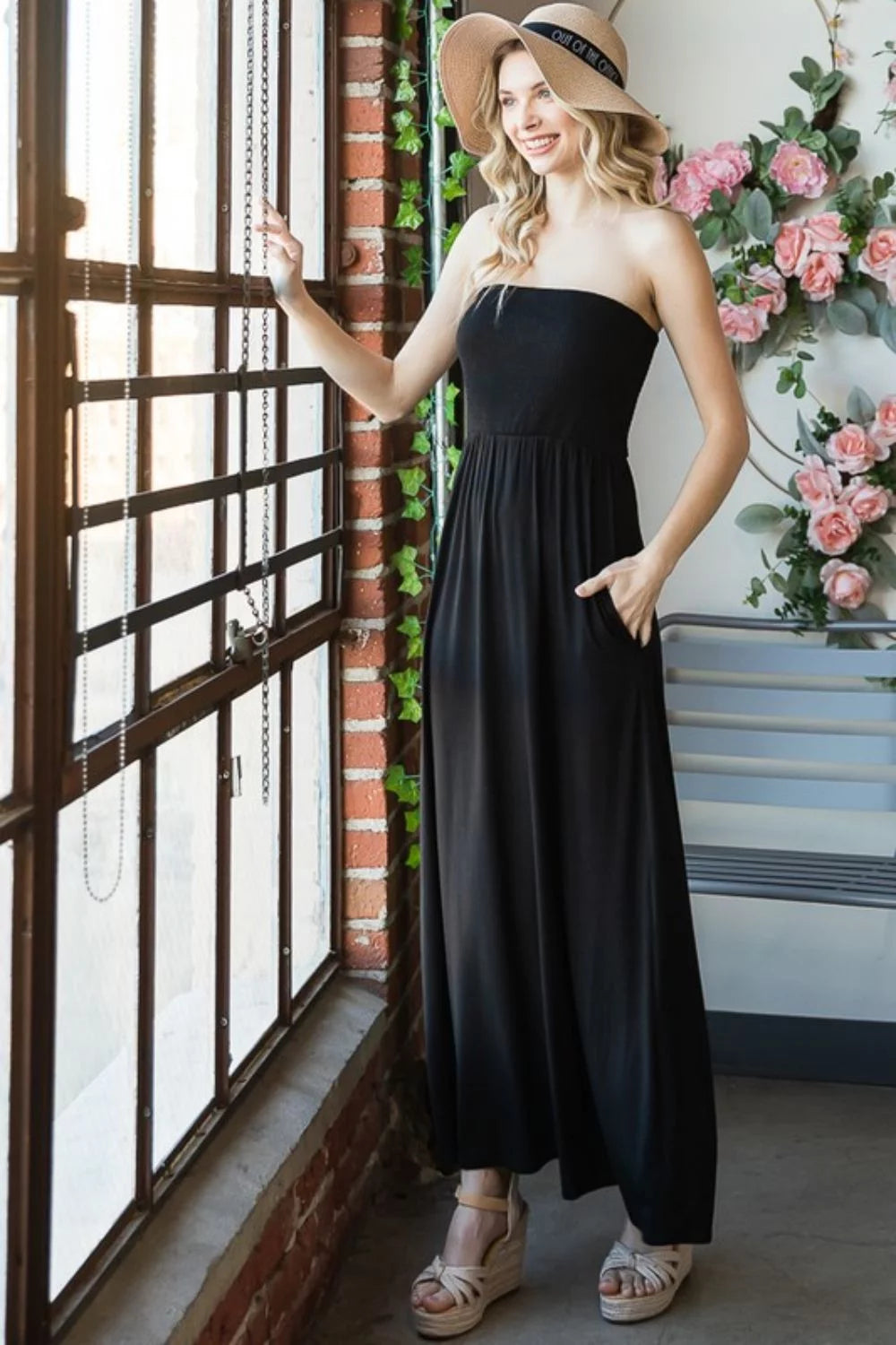 Strapless Maxi Dress F563530