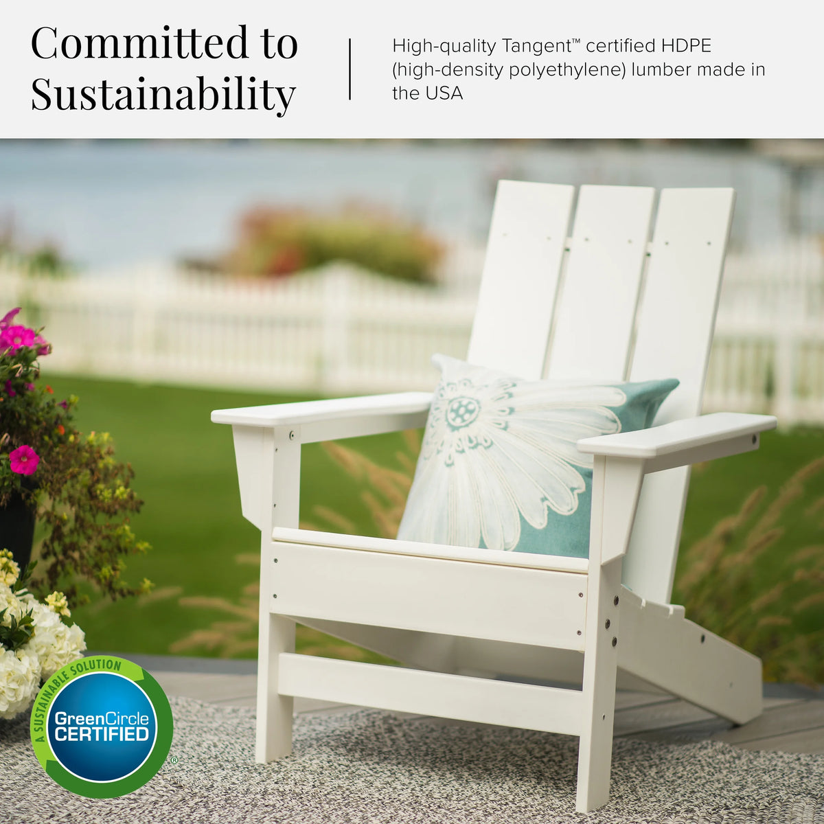Oversized White Adirondack Chairs N230