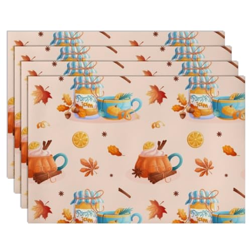 Faux Leather 12 X 18 Inch Placemats 6 Pack O743