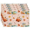 Faux Leather 12 X 18 Inch Placemats 6 Pack O743