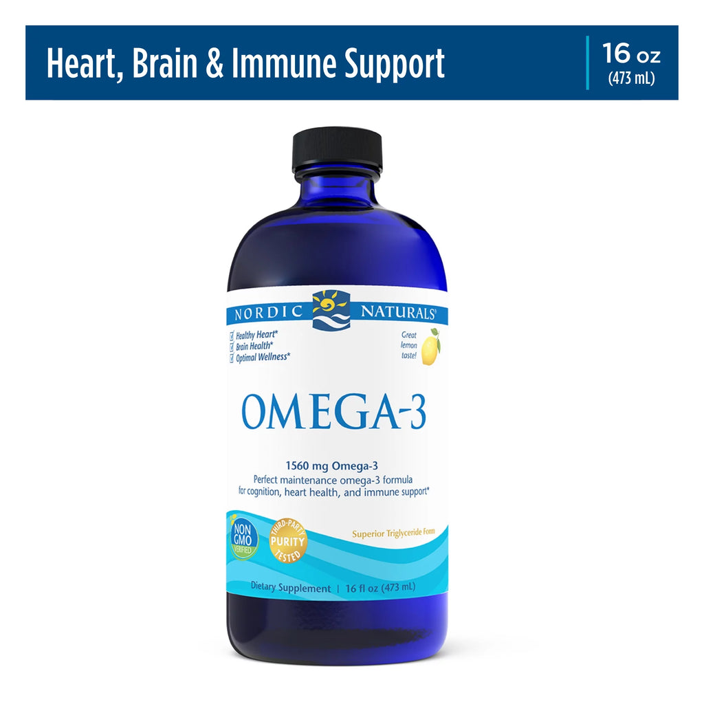 Omega-3 Liquid Lemon 1560 Mg 16 Oz M2501
