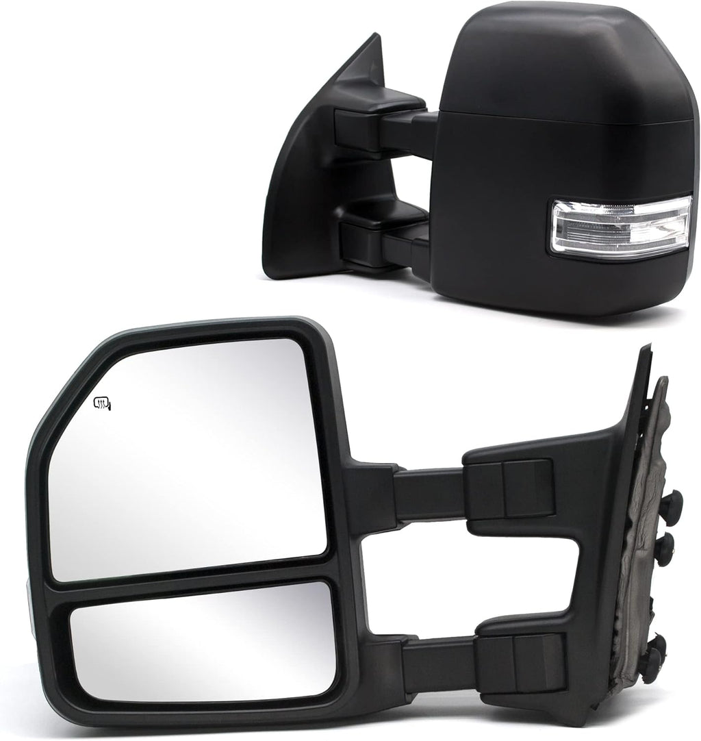 Black Power Heated Towing Mirror V98581