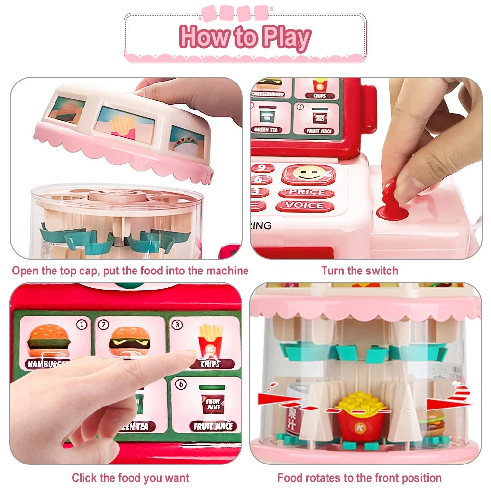 Toy Cash Register Play Set with Scanner I1816