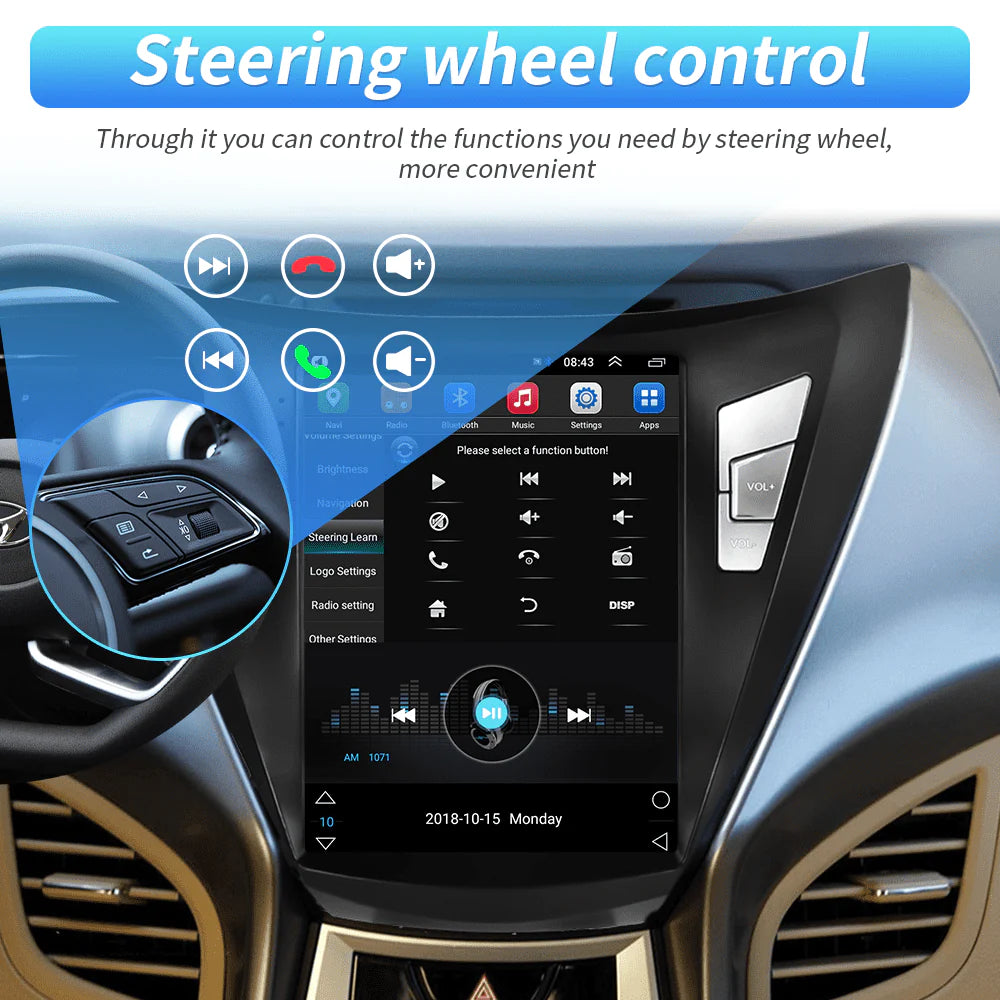 2G+64G 9.7'' Touchscreen Car Stereo Radio with Backup Camera H117