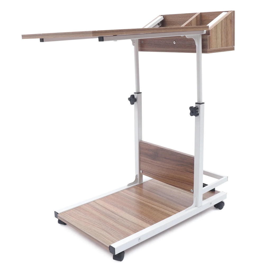 C Shaped Side Table with Wheels V814118