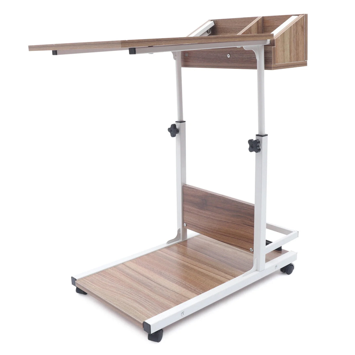 C Shaped Side Table with Wheels V814118