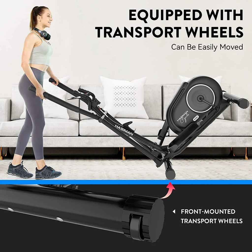 Silent Magnetic Elliptical Bike Stationary Exercise Machine H181237
