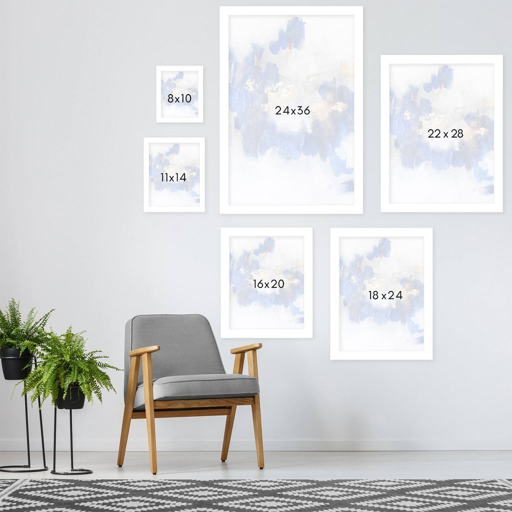 White Framed Print Set D575572