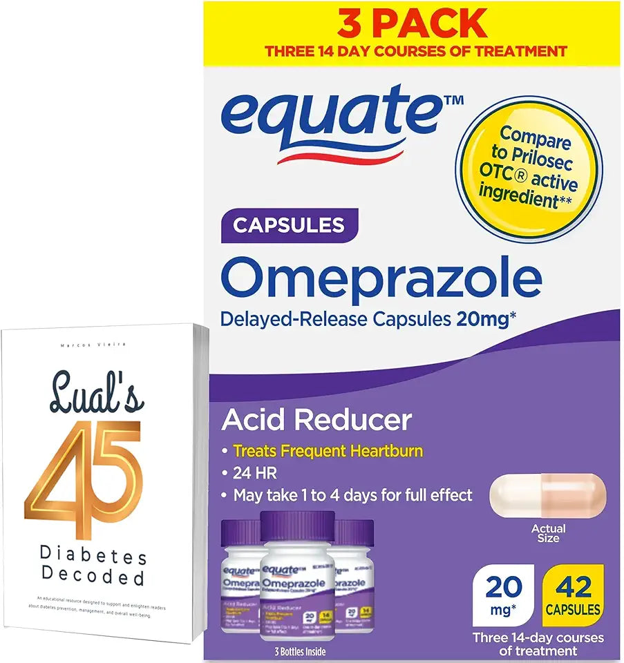 Omeprazole Delayed Release 20 mg 42 Capsules O29303