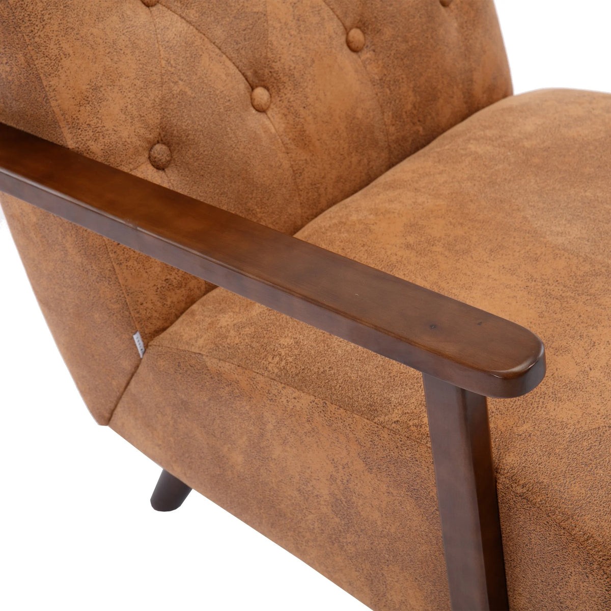 Lounge Arm Chair Wood Frame E77856