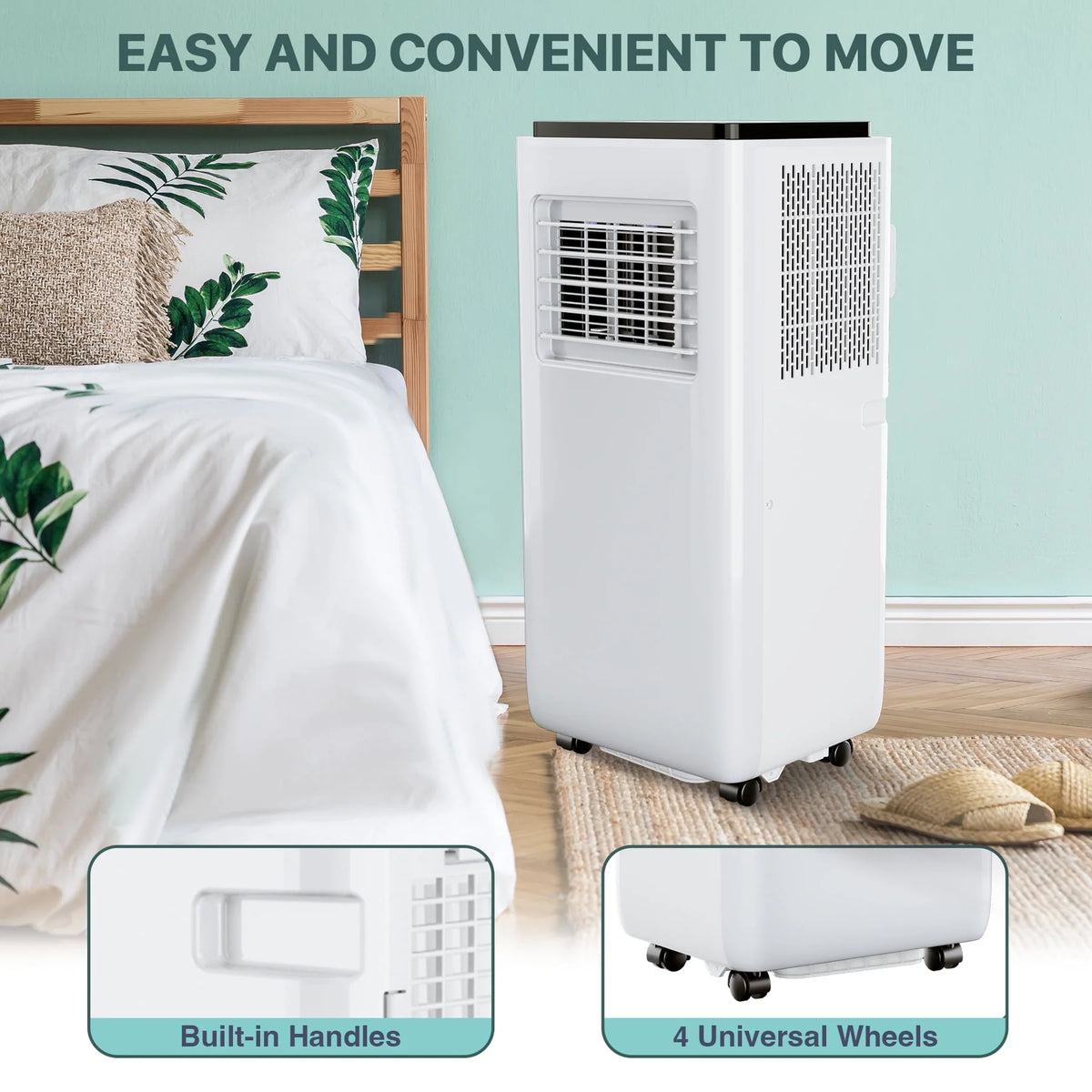 10,000 BTU Dual Hose Portable Air Conditioner and Heater W694570